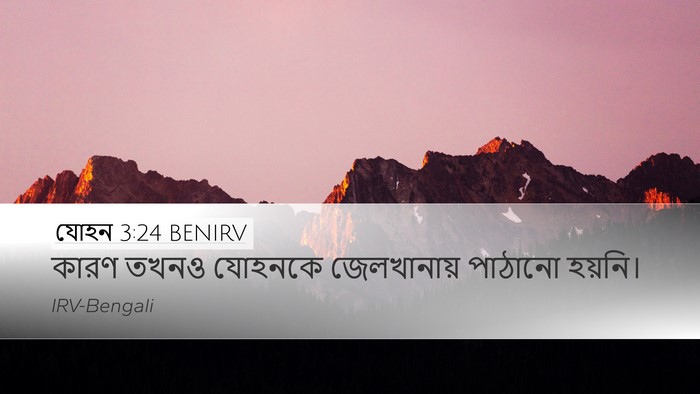 যোহন 3:24 BENIRV Bible Verse Image