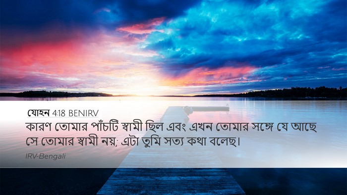যোহন 4:18 BENIRV Bible Verse Image