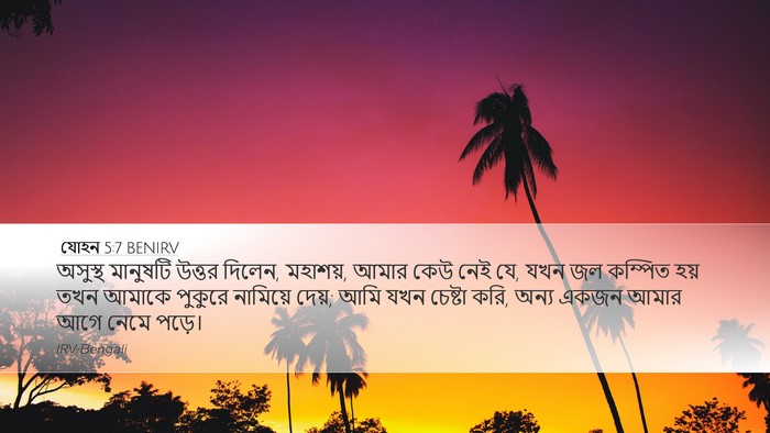 যোহন 5:7 BENIRV Bible Verse Image