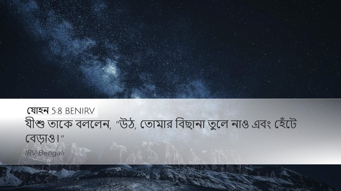 যোহন 5:8 BENIRV Bible Verse Image