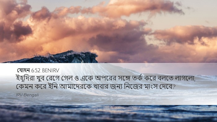যোহন 6:52 BENIRV Bible Verse Image