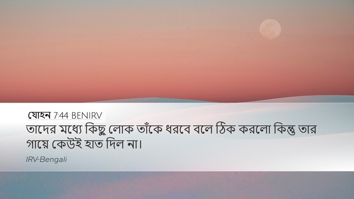 যোহন 7:44 BENIRV Bible Verse Image