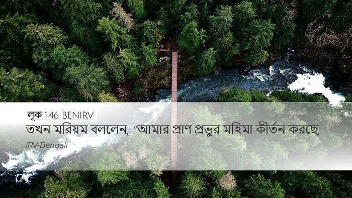 লূক 1:46 BENIRV Bible Verse Image