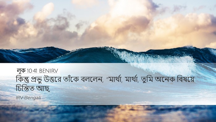 লূক 10:41 BENIRV Desktop Wallpaper - কিন্তু প্রভু - Desktop Bible Verse Wallpaper