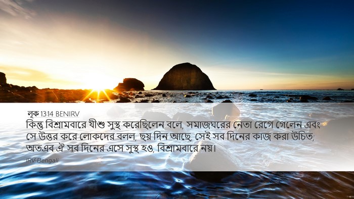 লূক 13:14 BENIRV Bible Verse Image