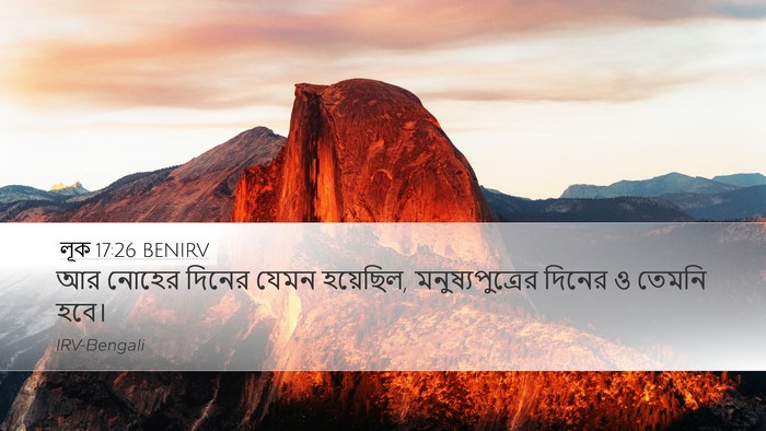 লূক 17:26 BENIRV Bible Verse Image