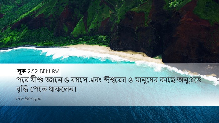 লূক 2:52 BENIRV Bible Verse Image