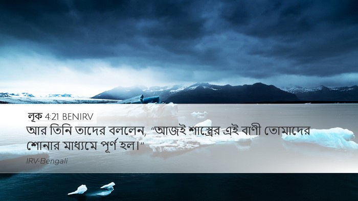 লূক 4:21 BENIRV Bible Verse Image
