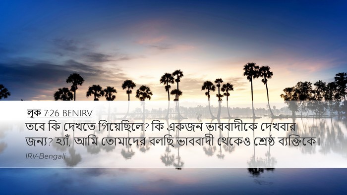 লূক 7:26 BENIRV Bible Verse Image