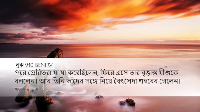 লূক 9:10 BENIRV Bible Verse Image