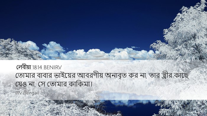 লেবীয়া 18:14 BENIRV Bible Verse Image