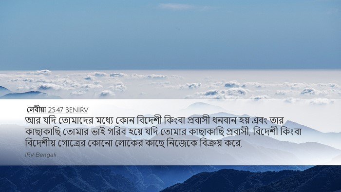 লেবীয়া 25:47 BENIRV Bible Verse Image