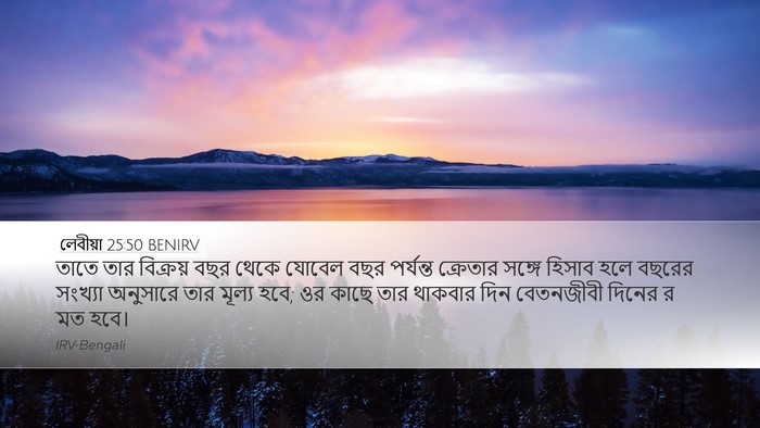 লেবীয়া 25:50 BENIRV Bible Verse Image