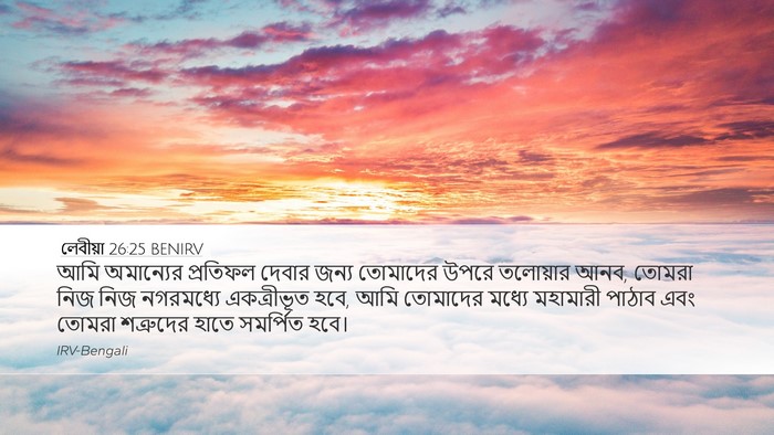 লেবীয়া 26:25 BENIRV Bible Verse Image