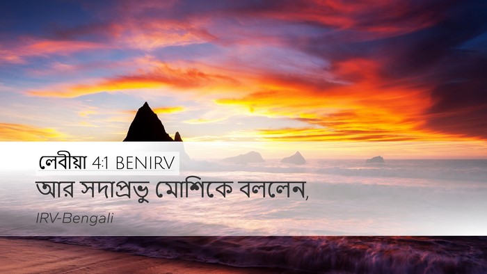 লেবীয়া 4:1 BENIRV Desktop Wallpaper - আর সদাপ্রভু - Desktop Bible Verse Wallpaper