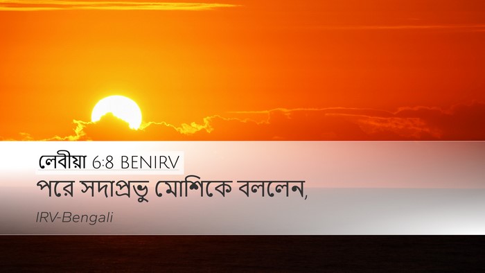 লেবীয়া 6:8 BENIRV Desktop Wallpaper - পরে সদাপ্রভু - Desktop Bible Verse Wallpaper