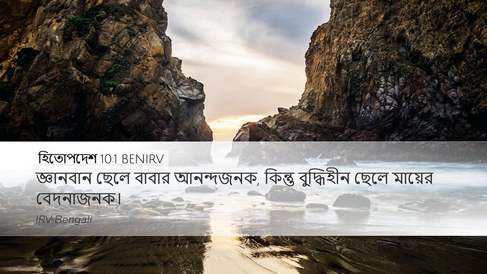 হিতোপদেশ 10:1 BENIRV Bible Verse Image