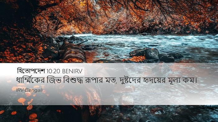 হিতোপদেশ 10:20 BENIRV Bible Verse Image