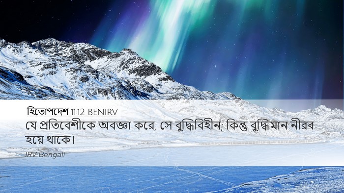 হিতোপদেশ 11:12 BENIRV Bible Verse Image