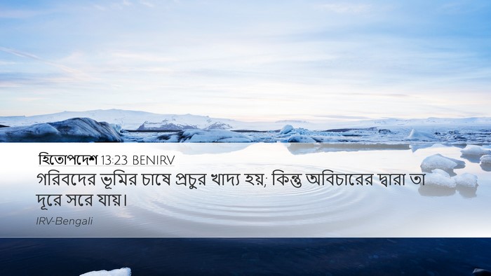 হিতোপদেশ 13:23 BENIRV Bible Verse Image