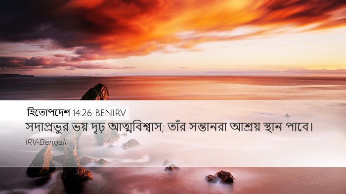 হিতোপদেশ 14:26 BENIRV Bible Verse Image
