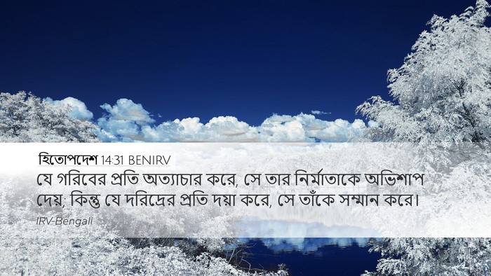 হিতোপদেশ 14:31 BENIRV Bible Verse Image
