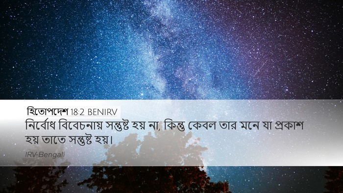 হিতোপদেশ 18:2 BENIRV Bible Verse Image