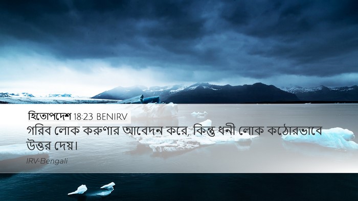 হিতোপদেশ 18:23 BENIRV Bible Verse Image