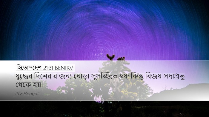 হিতোপদেশ 21:31 BENIRV Bible Verse Image