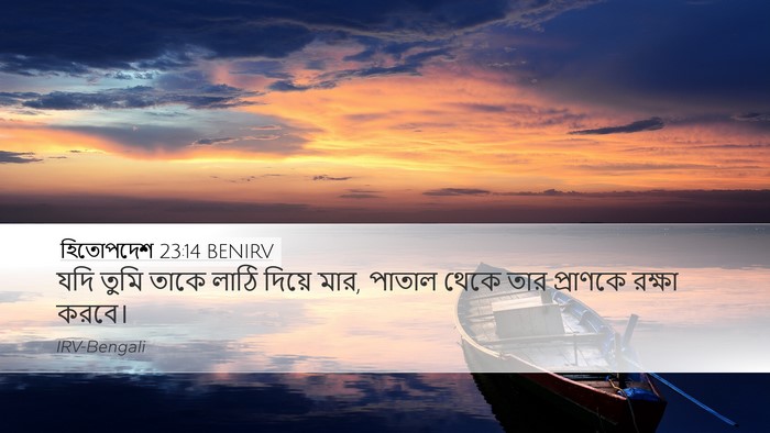 হিতোপদেশ 23:14 BENIRV Bible Verse Image