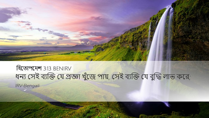 হিতোপদেশ 3:13 BENIRV Bible Verse Image