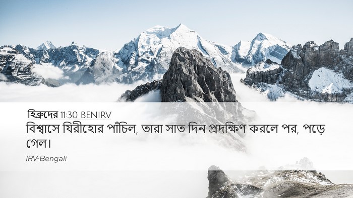 হিব্রুদের 11:30 BENIRV Bible Verse Image
