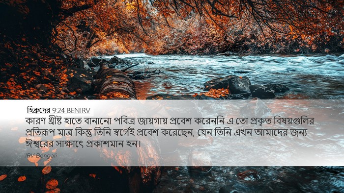 হিব্রুদের 9:24 BENIRV Bible Verse Image