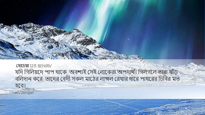 হোচেয়া 12:11 BENIRV Bible Verse Image