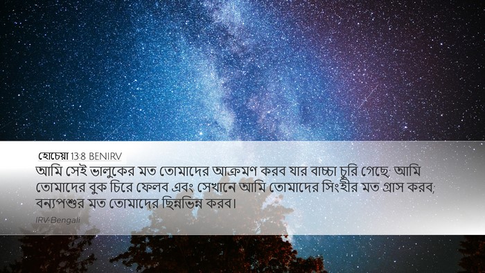 হোচেয়া 13:8 BENIRV Bible Verse Image