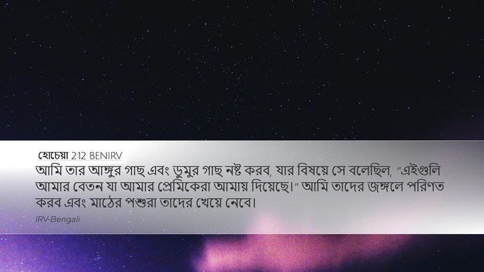 হোচেয়া 2:12 BENIRV Bible Verse Image