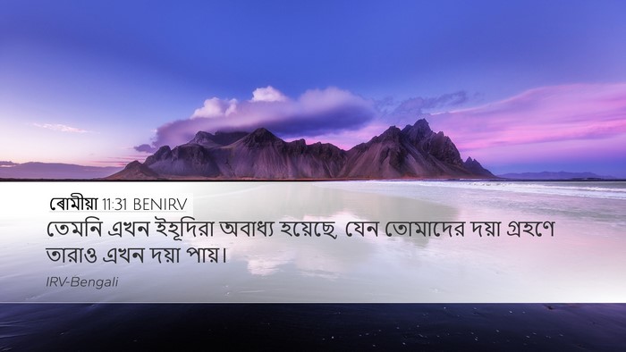 ৰোমীয়া 11:31 BENIRV Bible Verse Image