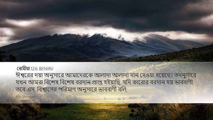 ৰোমীয়া 12:6 BENIRV Bible Verse Image