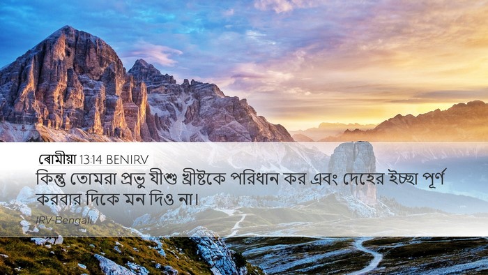 ৰোমীয়া 13:14 BENIRV Bible Verse Image