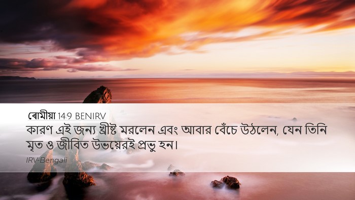 ৰোমীয়া 14:9 BENIRV Bible Verse Image