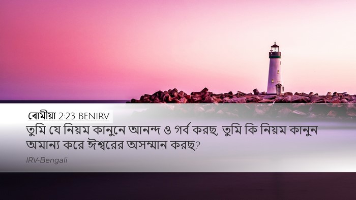 ৰোমীয়া 2:23 BENIRV Bible Verse Image