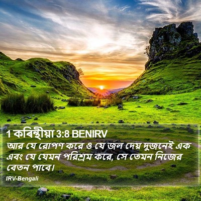 1 কৰিন্থীয়া 3:8 BENIRV Bible Verse Image