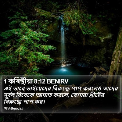 1 কৰিন্থীয়া 8:12 BENIRV Bible Verse Image