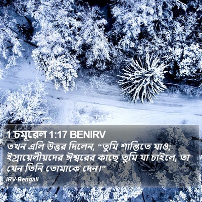 1 চমূৱেল 1:17 BENIRV Bible Verse Image