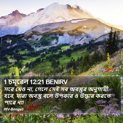 1 চমূৱেল 12:21 BENIRV Bible Verse Image