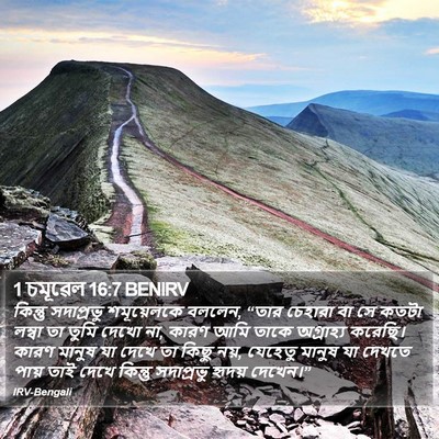 1 চমূৱেল 16:7 BENIRV Bible Verse Image