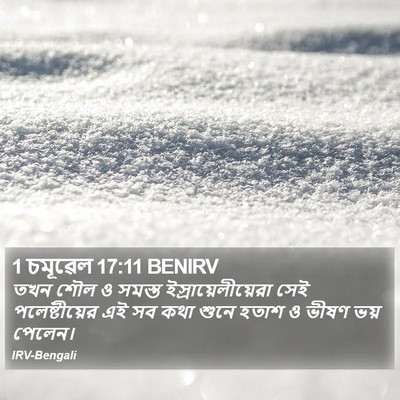 1 চমূৱেল 17:11 BENIRV Bible Verse Image