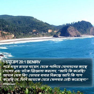 1 চমূৱেল 20:1 BENIRV Bible Verse Image