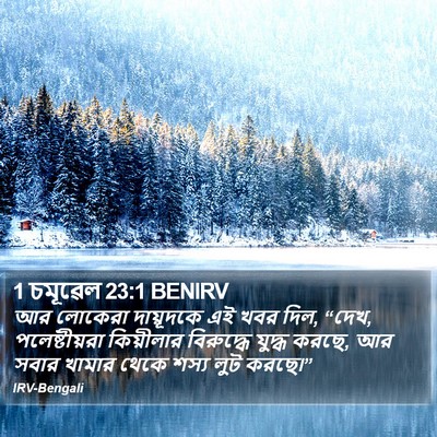 1 চমূৱেল 23:1 BENIRV Bible Verse Image