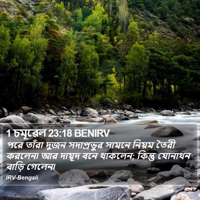 1 চমূৱেল 23:18 BENIRV Bible Verse Image